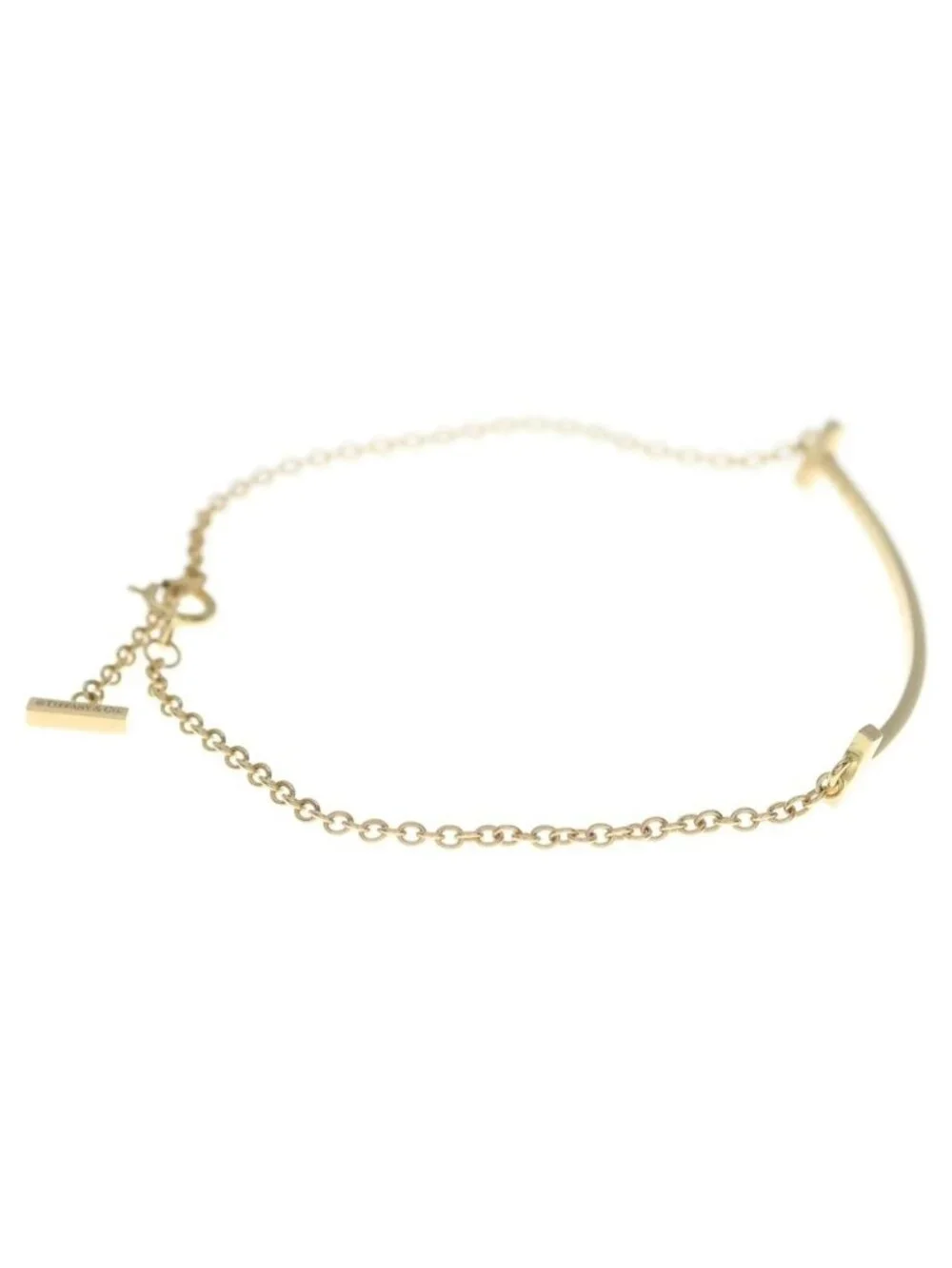 Tiffany & Co T Smile Small 18k Yellow Gold Bracelet